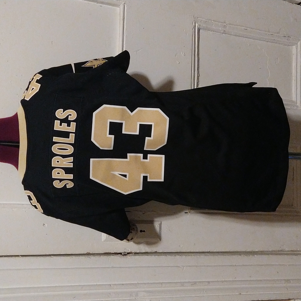 New Orleans Saints jersey, #43 Darren Sproles, women's petite Sz L